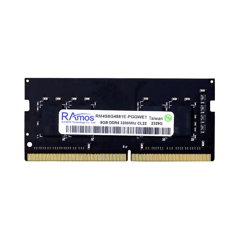 رم لپ تاپ راموس مدل RM4S8G 8GB 3200MHz CL22 DDR4 — تصویر ۲