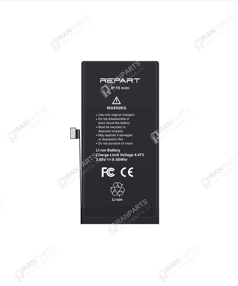 باتری آیفون 13 مینی برند ریپارت | iPhone 13 mini Battery — تصویر ۵