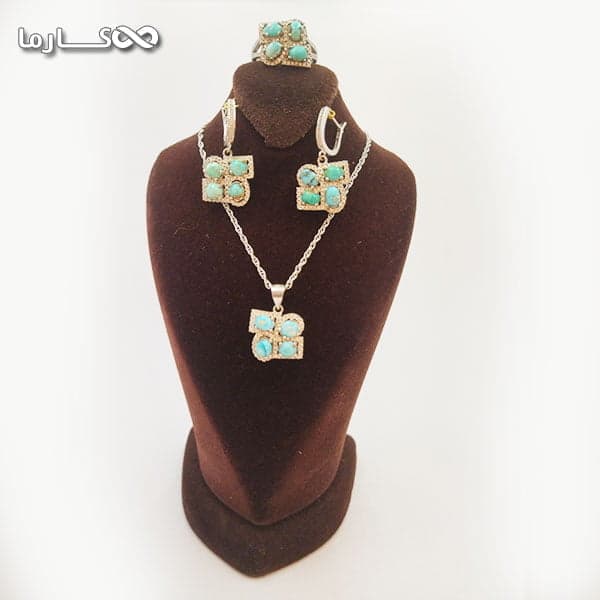 ست فیروزه چهار نگین — تصویر ۲