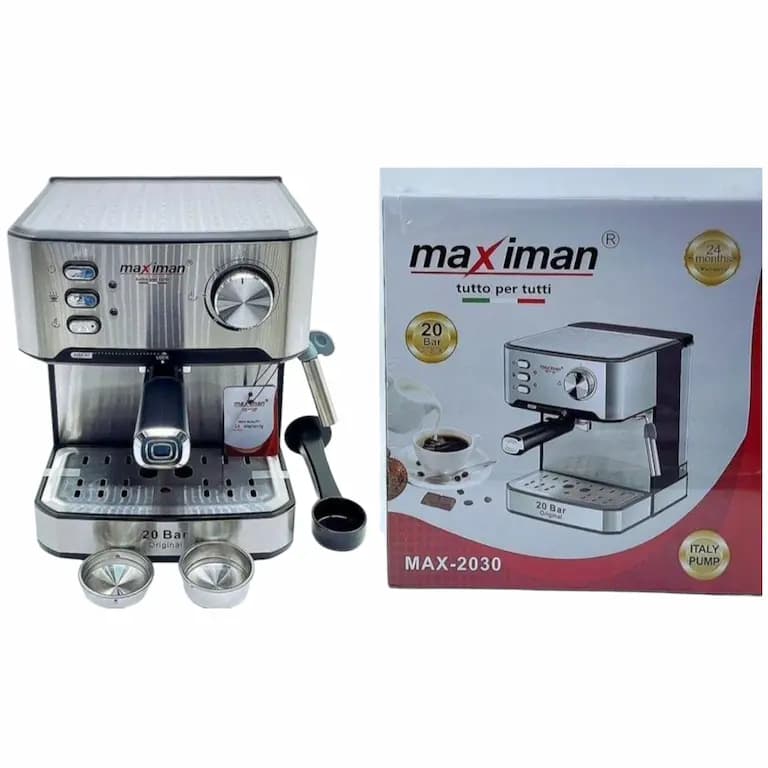 اسپرسو ساز مکسی من مدل MAX-2030 توان 850 وات 20 بار — تصویر ۴
