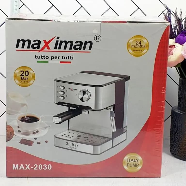 اسپرسو ساز مکسی من مدل MAX-2030 توان 850 وات 20 بار — تصویر ۶