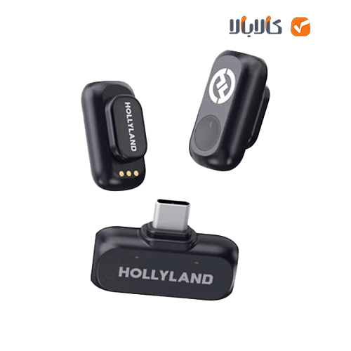 ست میکروفن بی سیم هالی لند مدل Hollyland LARK A1 Duo با پورت USB-C — تصویر ۵