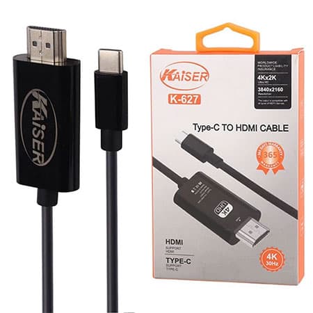 کابل تبدیل Type-C به HDMI کایزر مدل K-627 طول 2 متر — تصویر ۴