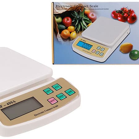 ترازو آشپزخانه دیجیتالی مدل SF-400A ظرفیت 7 کیلوگرم — تصویر ۶