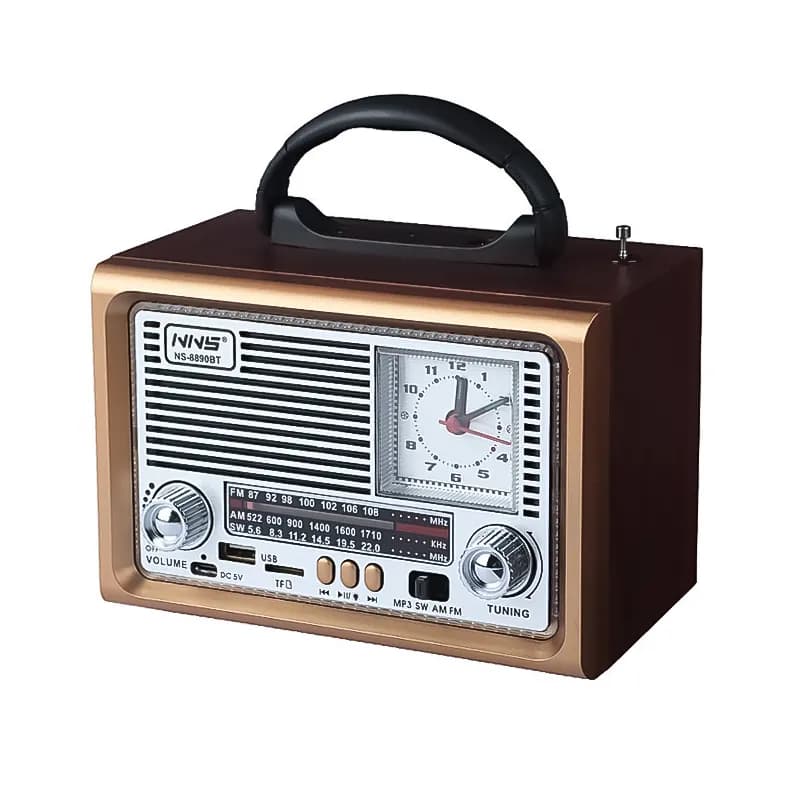 رادیو اسپیکر بلوتوثی قابل حمل ان ان اس مدل NS-8890BT — تصویر ۲