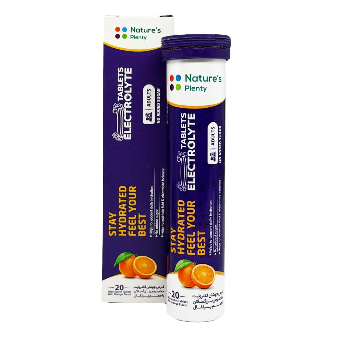 قرص جوشان الکترولیت بزرگسالان نیچرز پلنتی/NATURES PLENTY — تصویر ۳
