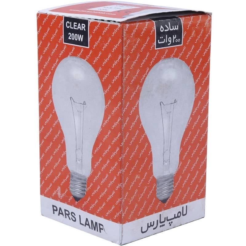 لامپ 200 وات پارس شهاب مدل رشته ای — تصویر ۳