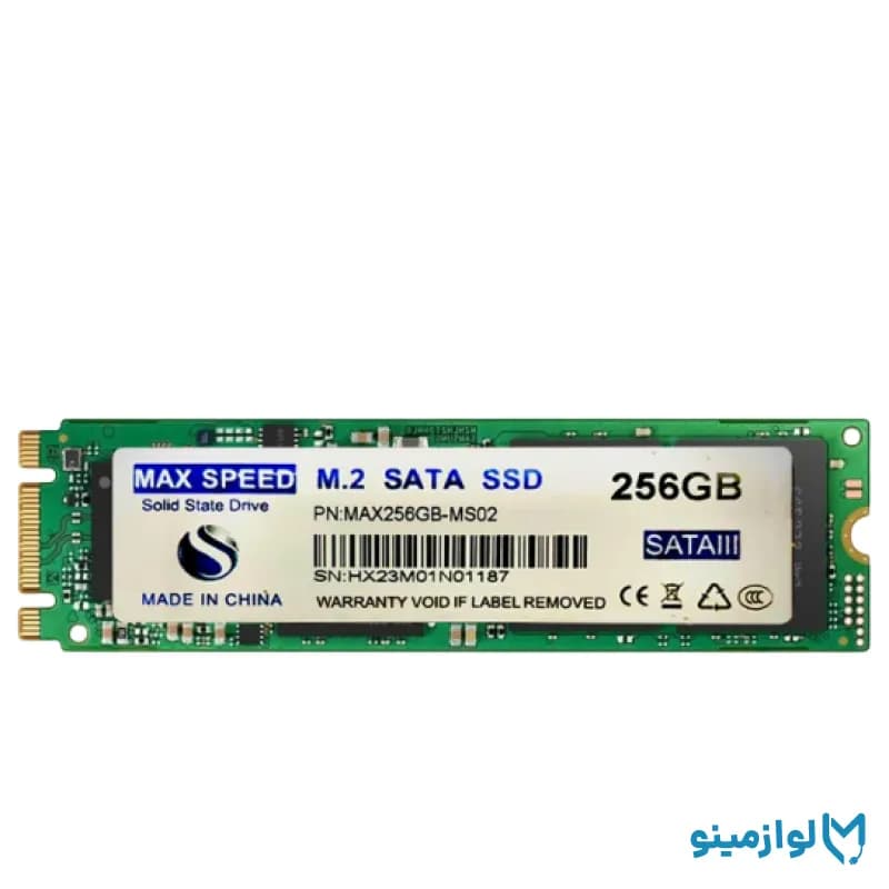 هارد SSD M.2 SATA 256 گیگابایت Max Speed استوک — تصویر ۴