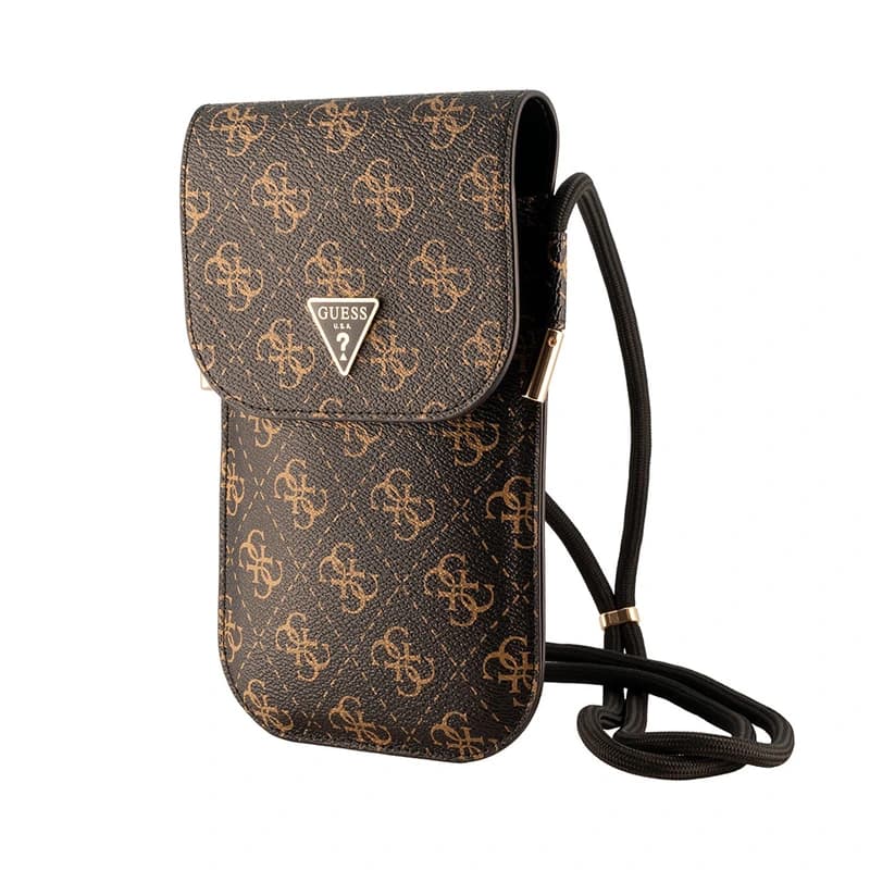 کیف دوشی GUESS مدل GUESS PHONE POUCH TRIANGLE LOGO — تصویر ۲