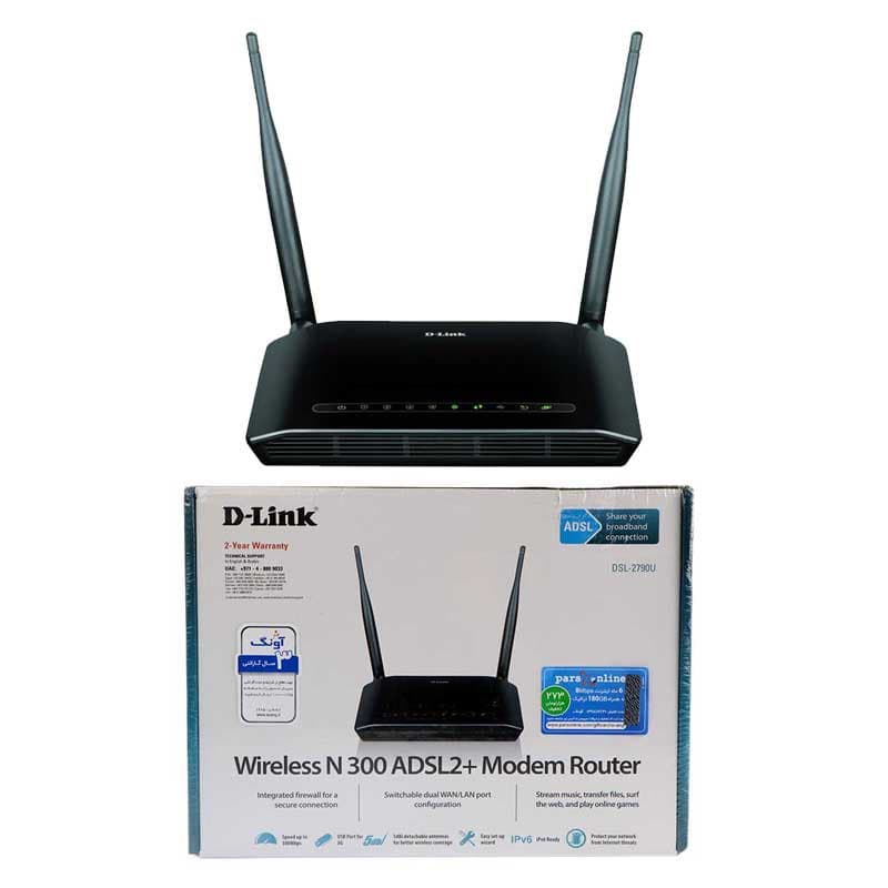 مودم روتر ADSL2 بی سیم دی لینک مدل DSL-2790U — تصویر ۸