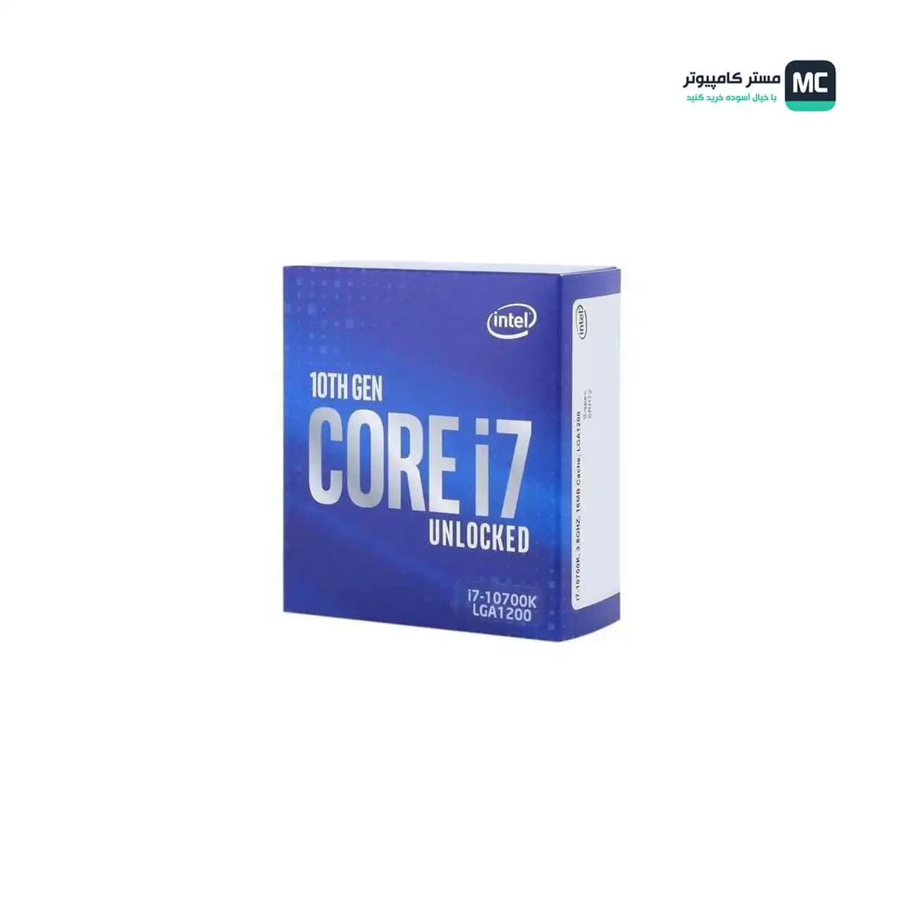 پردازنده کامپیوتر اینتل مدل Core i7-10700K Comet Lake Tray — تصویر ۸