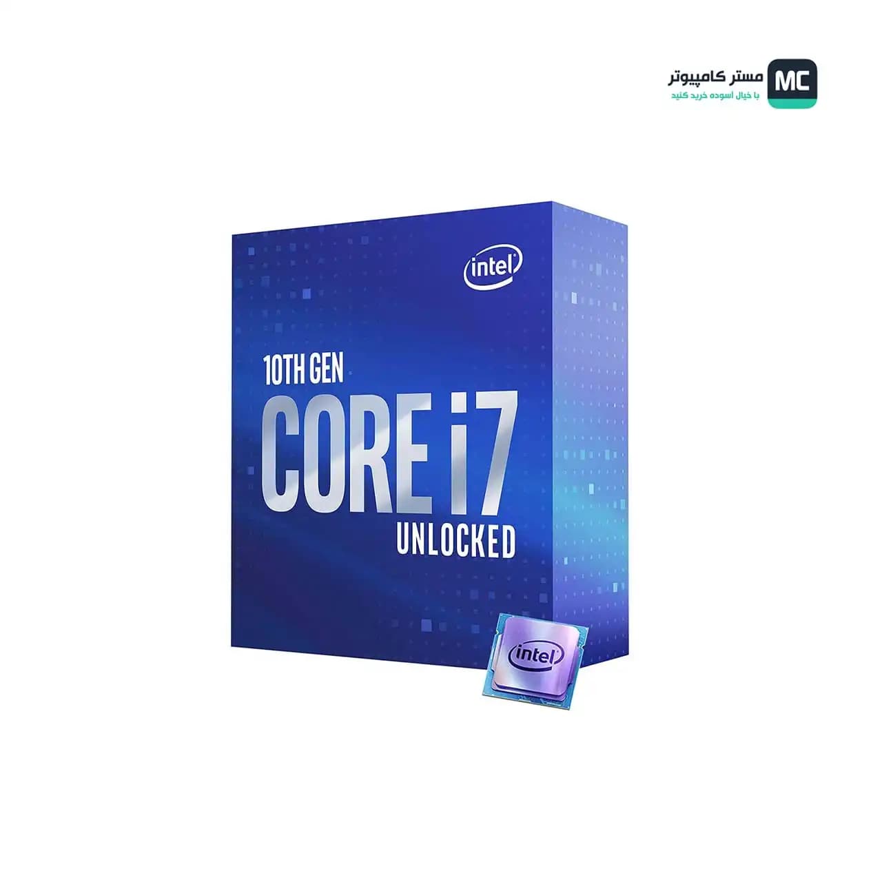 پردازنده کامپیوتر اینتل مدل Core i7-10700K Comet Lake Tray — تصویر ۹