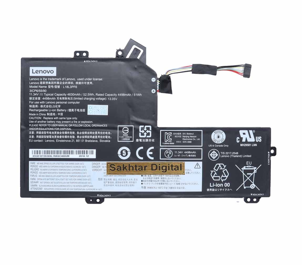 باتری اورجینال لپ تاپ لنوو Lenovo Ideapad S540-15IWL GTX — تصویر ۳