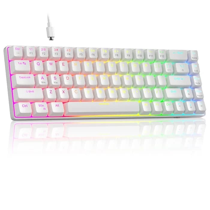 کیبورد مکانیکال گیمینگ MageGee MK-BOX RGB – White