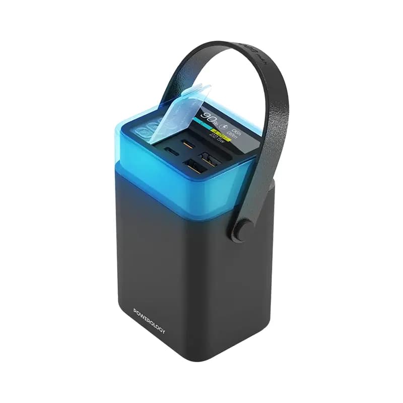 پاوربانک 40000 میلی آمپر مدل POWEROLOGY Halo Beam — تصویر ۲