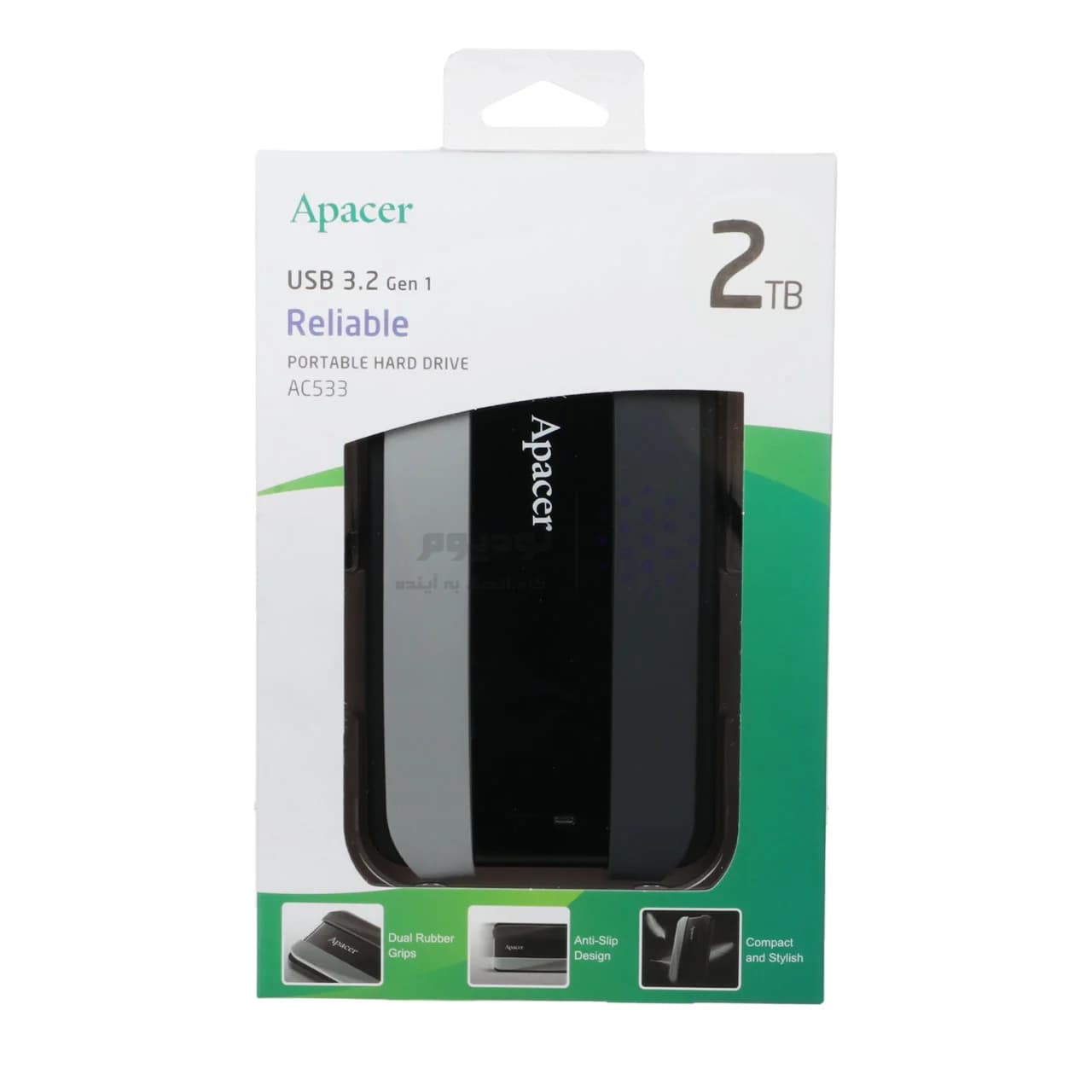 هارد اکسترنال Apacer USB3.2 مدل AC533 ظرفیت 2TB – مشکی — تصویر ۱۱