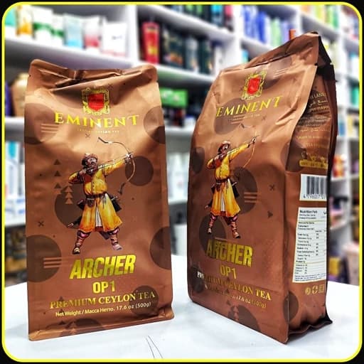 چای سیاه سیلان امیننت مدل آرچر (Eminent Archer OP1 Premium Ceylon Tea) – پاکت ۵۰۰ گرمی — تصویر ۵