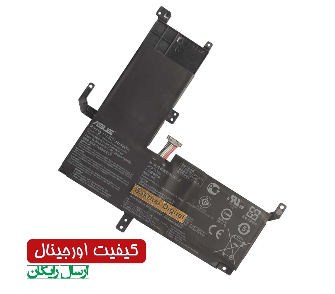 باتری اورجینال لپ تاپ ایسوس Asus VivoBook Flip TP510 — تصویر ۱۰