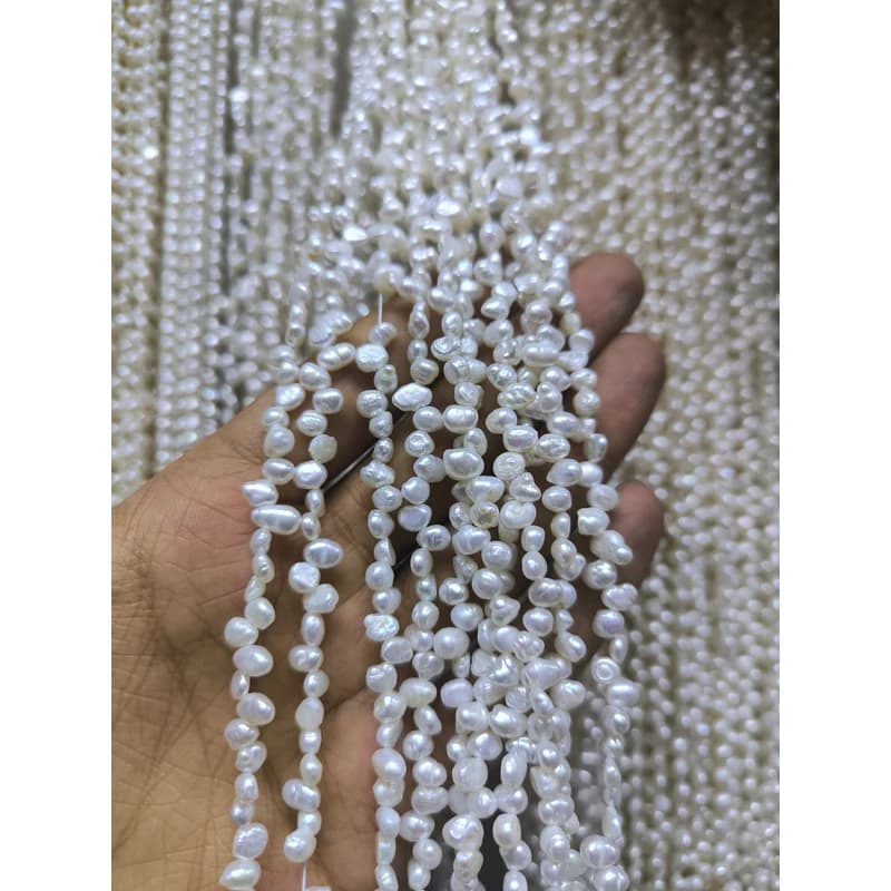 مروارید پرورشی سایز 4-5 میلیمتر کیفیت AB کد 1813 — تصویر ۲
