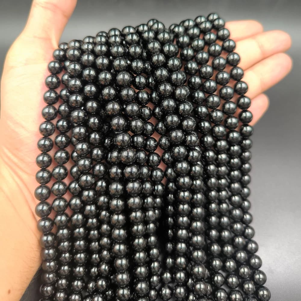 ریسه سنگ تورمالین سایز ۸ میلیمتر کیفیت A+ کد 5889 — تصویر ۲