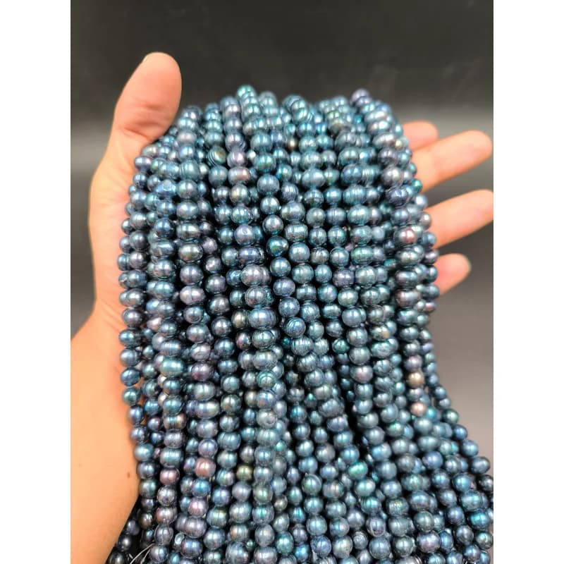 ریسه مروارید پرورشی کله غازی سایز 8 الی 9 میلیمتر کد 92023 — تصویر ۲