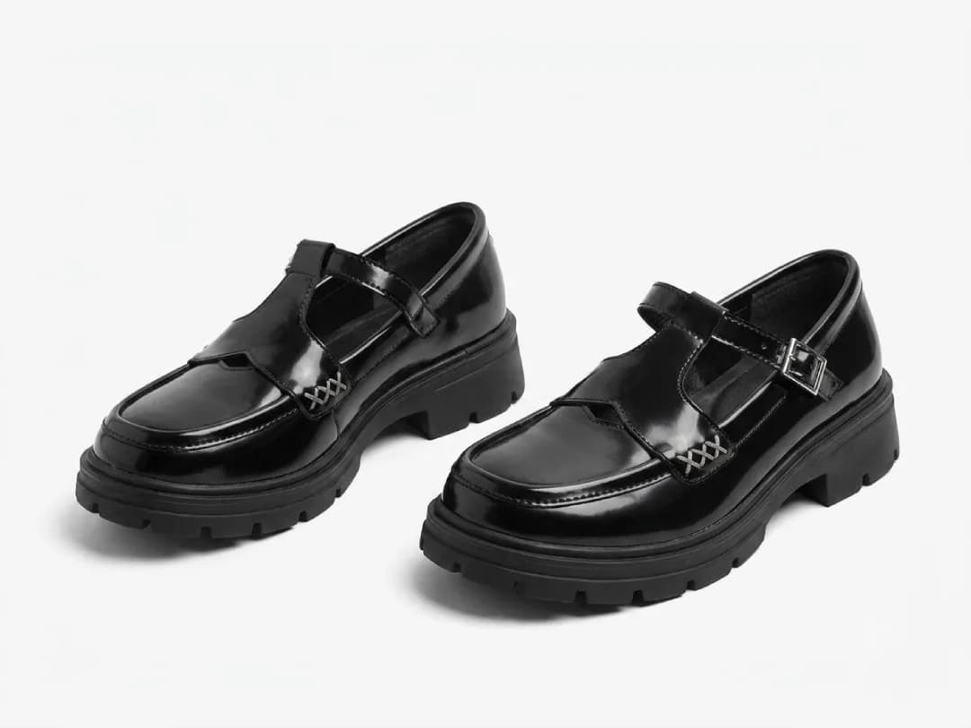 کفش کالج لوفر زنانه زارا مشکی | ZARA — تصویر ۷