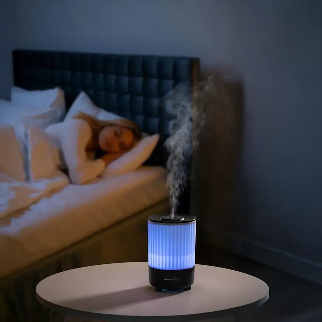 دستگاه بخور سرد و دیفیوزر معطرکننده پرودو مدل Porodo Blue Noa Aroma Diffuser with Colorful Lights — تصویر ۱۱