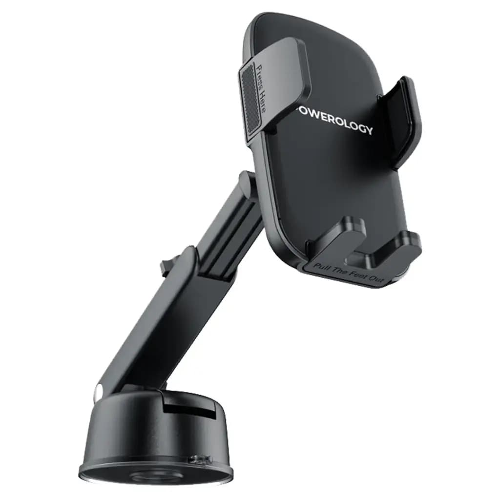 پایه نگهدارنده اتوماتیک گوشی داخل خودرو پاورولوژی مدل Powerology Raven Auto-Clamping Car Phone Mount — تصویر ۴