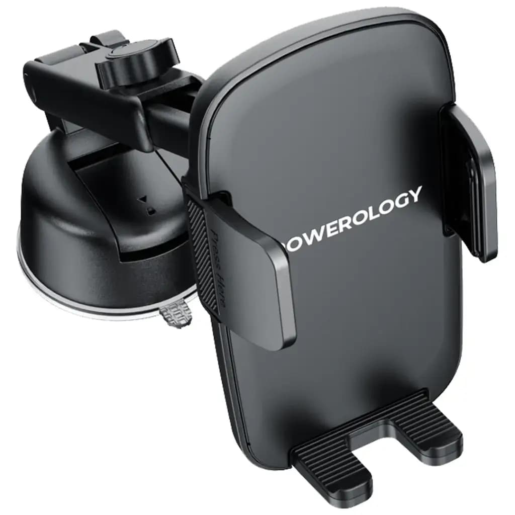 پایه نگهدارنده اتوماتیک گوشی داخل خودرو پاورولوژی مدل Powerology Raven Auto-Clamping Car Phone Mount — تصویر ۶