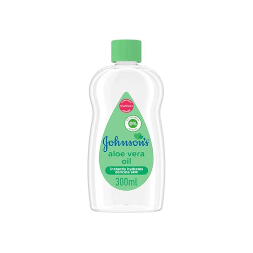 روغن نرم کننده بدن کودک حاوی aloe vera جانسون 300 میلی لیتر