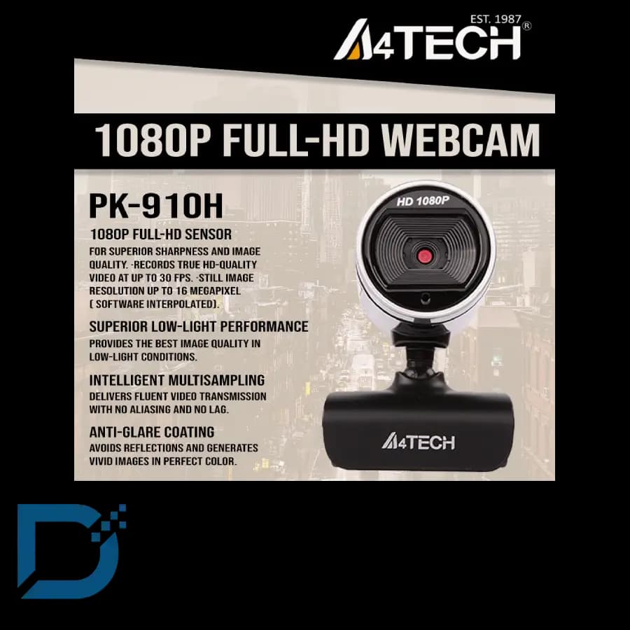 وب کم ای فورتک مدل A4TECH PK-910 H — تصویر ۷