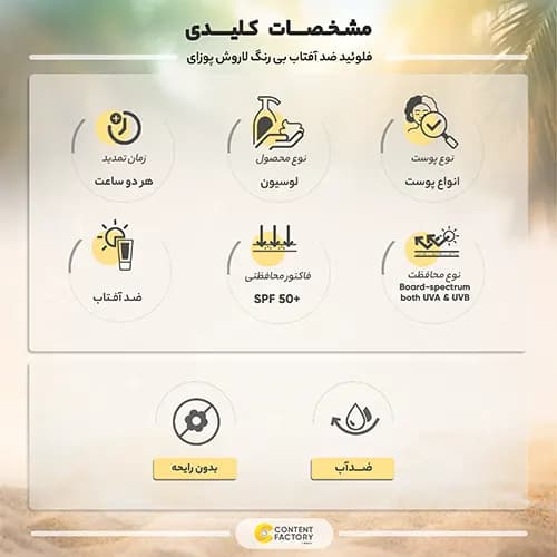ضد آفتاب بی رنگ لاروش پوزای موبایلی — تصویر ۸