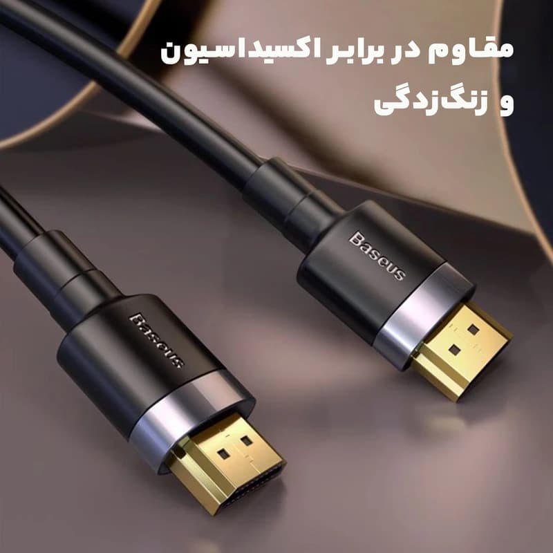 کابل HDMI باسئوس مدل CADKLF-H01 طول 5 متر 4K — تصویر ۶