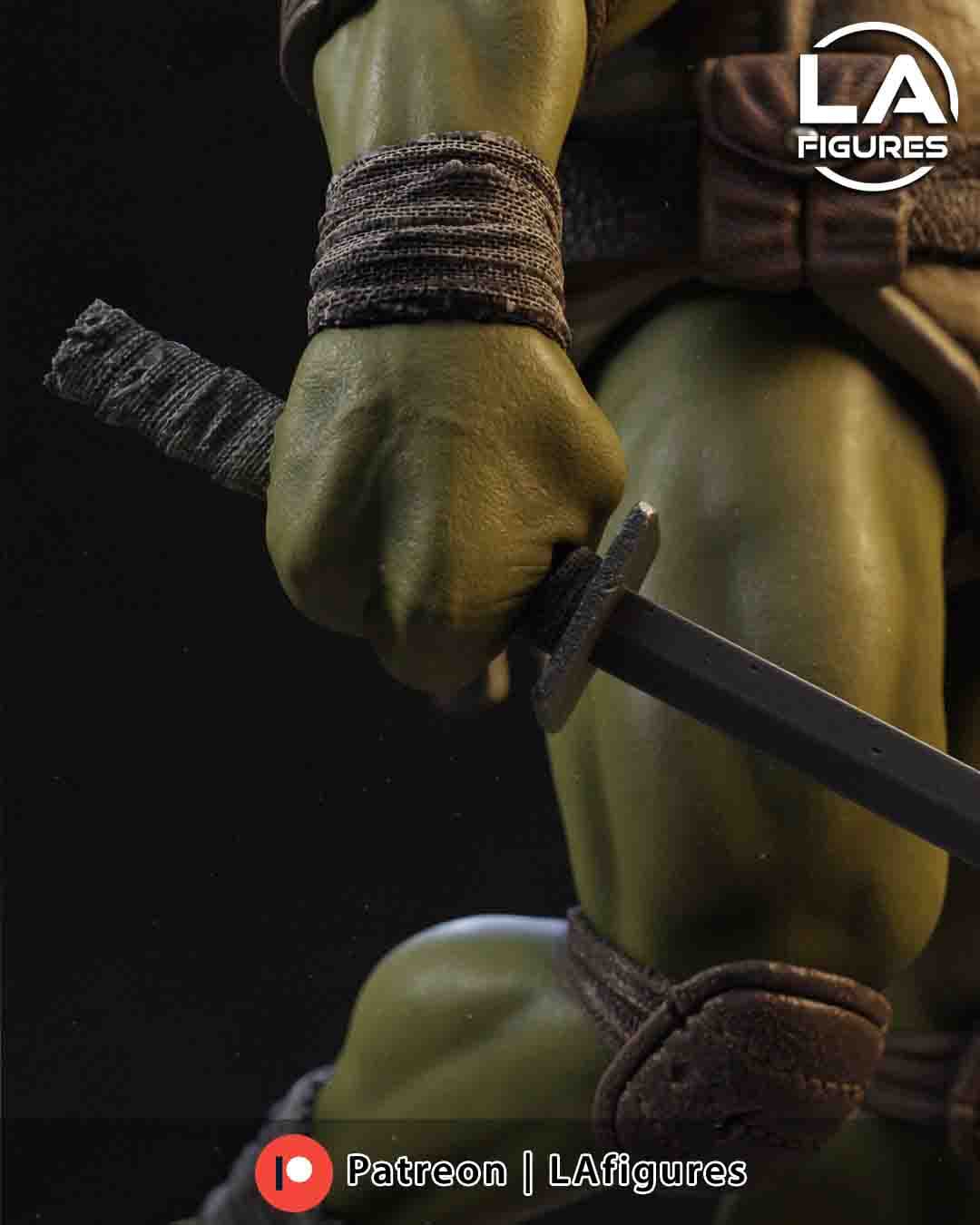 🐢⚔️ فیگور لئوناردو (Leonardo TMNT) – ارتفاع ۲۵ سانتیمتر | جنس PLA+ — تصویر ۴