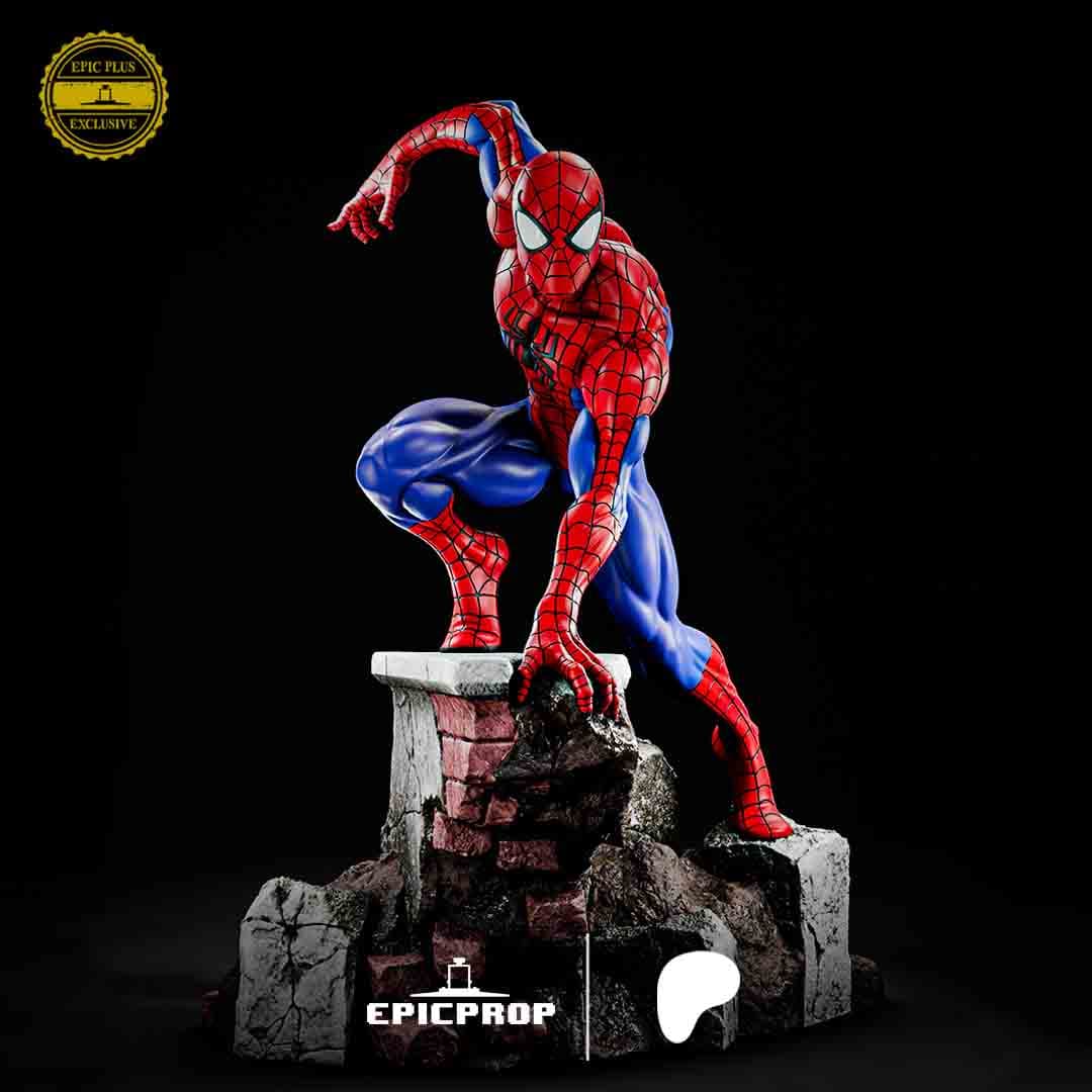 🕷️ فیگور اسپایدرمن Classic | ارتفاع ۳۰ سانتیمتر | جنس PLA+ — تصویر ۲