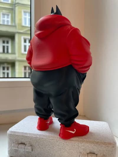 🦇 فیگور بتمن چاق – Batman Chubby Figure | ارتفاع 20 سانتیمتر | جنس PLA+ — تصویر ۷