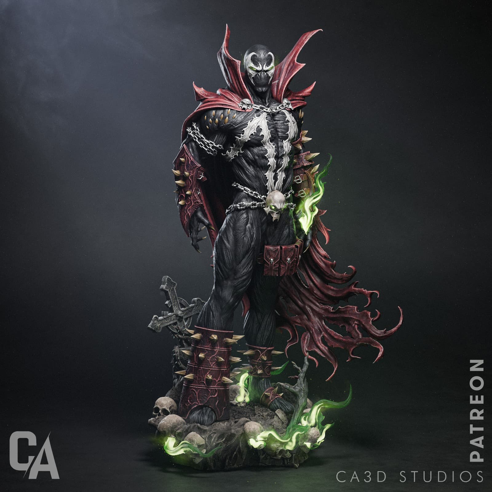 🕷️ فیگور اسپان (Spawn) | ارتفاع ۳۵ سانتیمتر | جنس PLA+