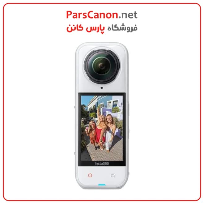 دوربین اکشن اینستا 360 x5 رنگ سفید مدل Insta360 X5 360° 8K Camera Satin White — تصویر ۴