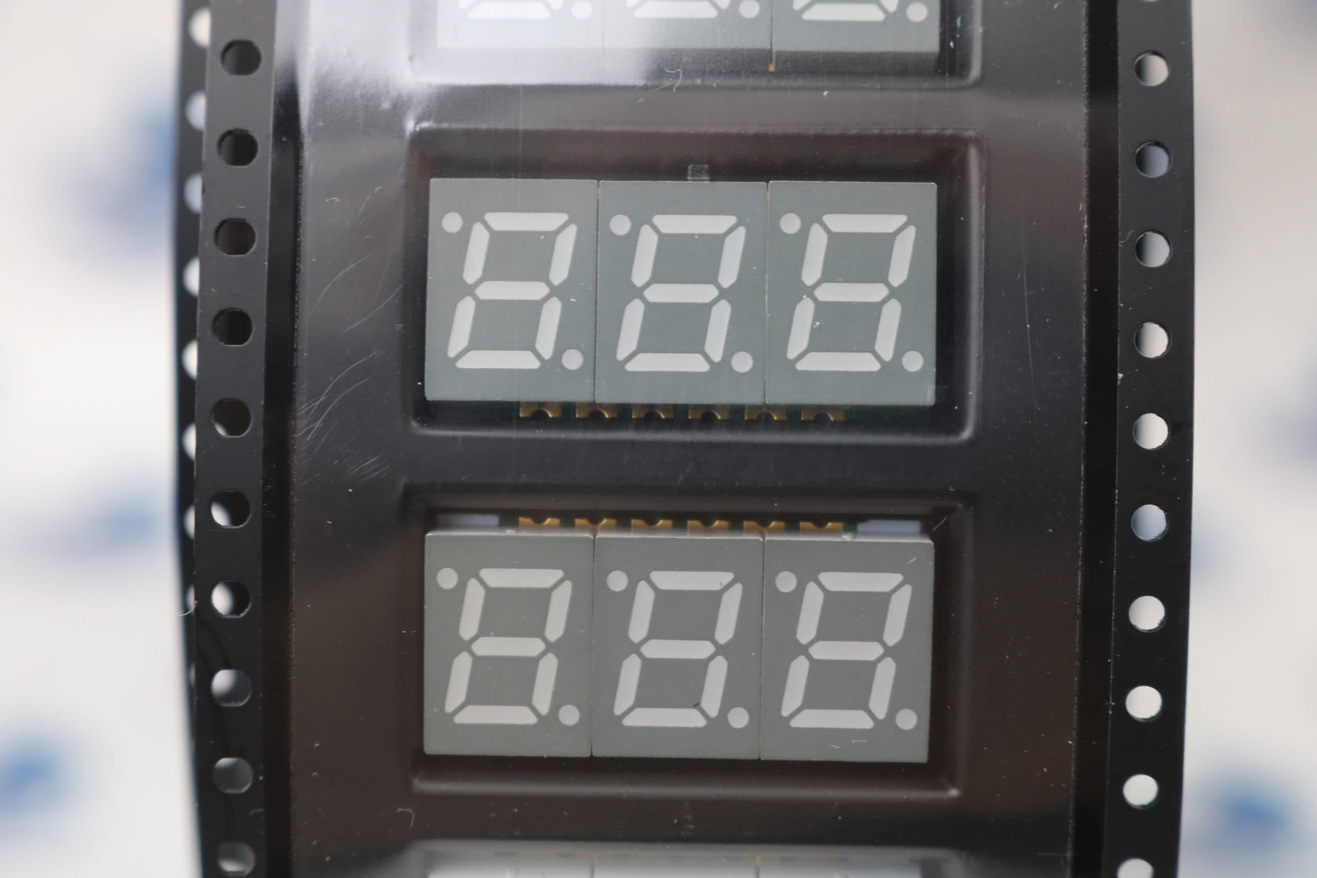 سون سگمنت 3 دیجیت 0.28 اینچ سفید کاتد مشترک SMD — تصویر ۷