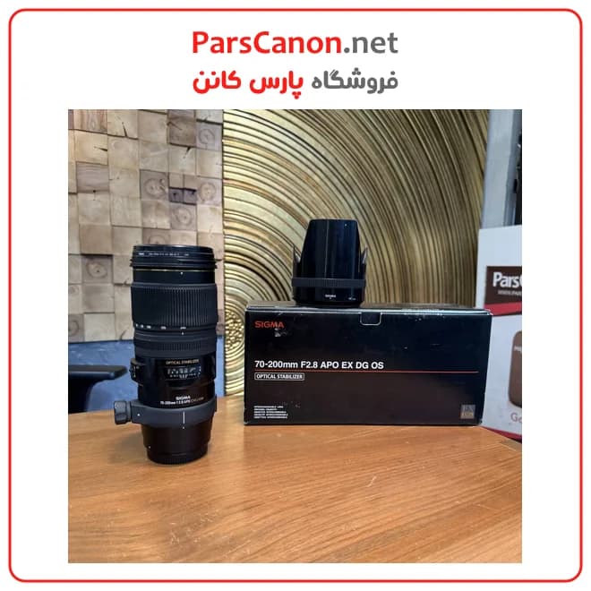 لنز سیگما دست دوم مدل Sigma 70-200mm F2.8 APO EX DG OS HSM Stock