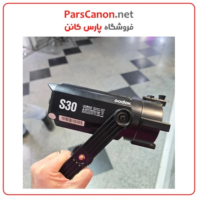 ویدئو لایت گودکس دست دوم مدل Godox S30 LED Focusing LED Light stock — تصویر ۲
