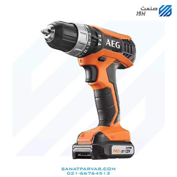 دریل شارژی چکشی 12 ولت AEG مدل BSB12G3LI-202C — تصویر ۴