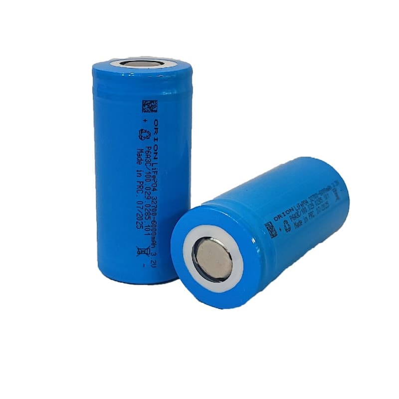 باتری شارژی لیتیوم فسفات آهن 3.2v سایز 32700، 6000mAh مارک ORION