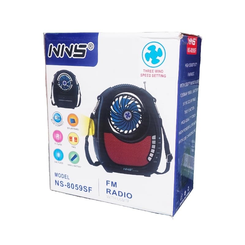 رادیو اسپیکر پنکه دار NNS مدل NS-8059SF — تصویر ۴