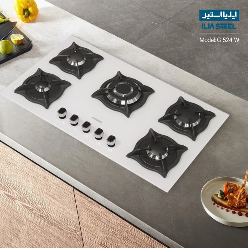 اجاق گاز ایلیا استیل مدل G 524 W — تصویر ۵