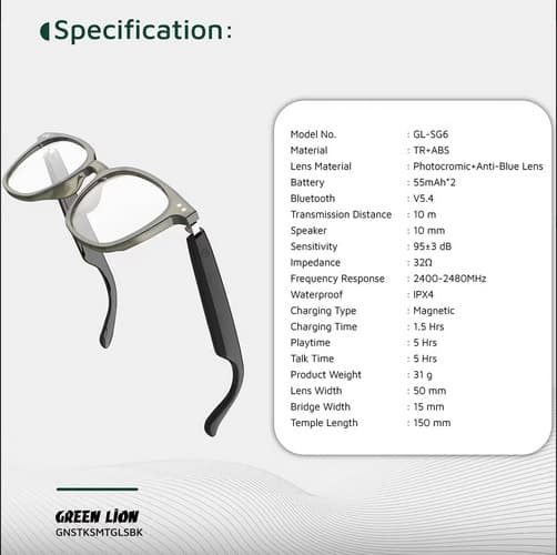 عینک هوشمند استکهلم گرین لاین Stockholm Smart Glasses — تصویر ۴