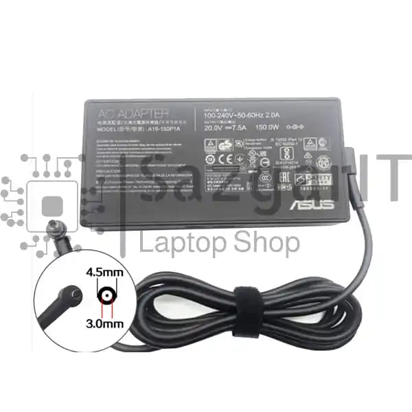 آداپتور لپ تاپ ایسوس ASUS 20V 7.5A (4.5*3.0mm)