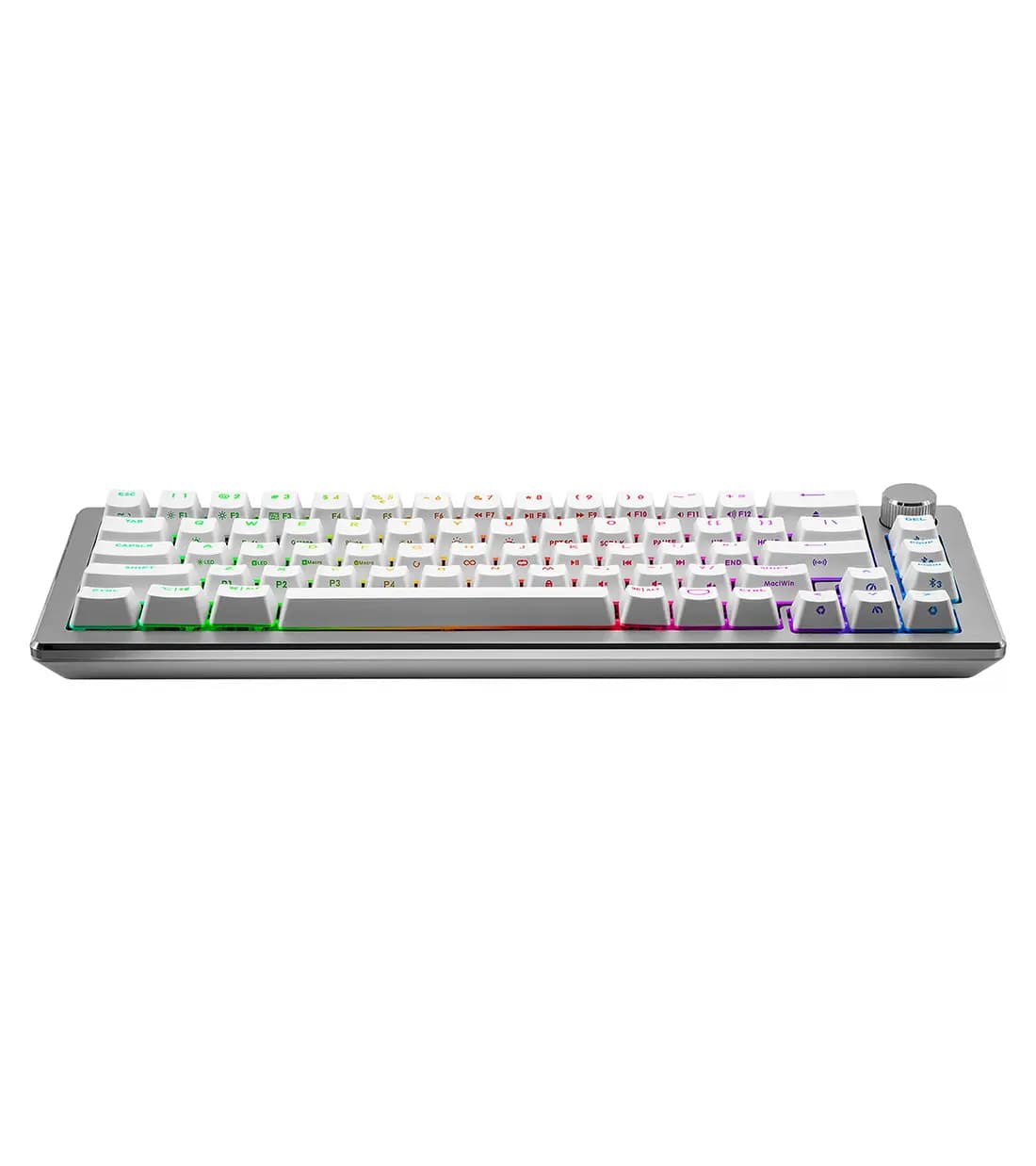 کیبورد مکانیکال گیمینگ کولر مستر CK721 White Blue Switch — تصویر ۴