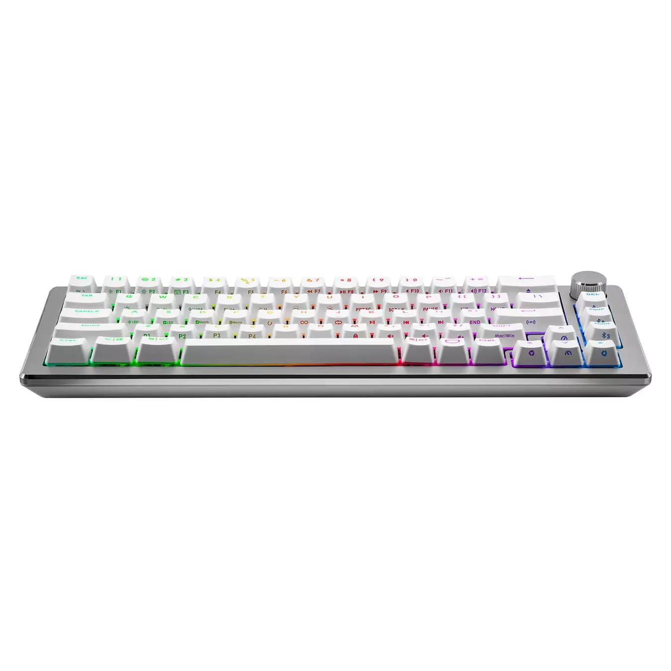 کیبورد مکانیکال گیمینگ کولر مستر CK721 White Blue Switch — تصویر ۱۱