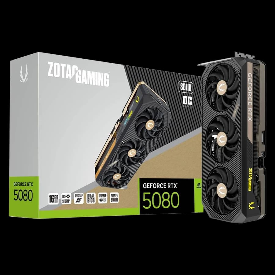 کارت گرافیک ZOTAC Gaming RTX 5080 SOLID OC 16GB